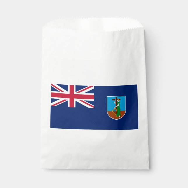 Sacolinha Bandeira de Montserrat (Frente)