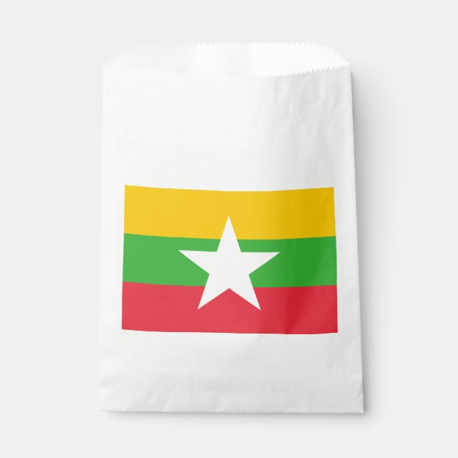 Sacolinha Bandeira de Myanmar (Frente)