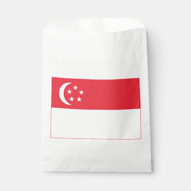 Sacolinha Bandeira de Singapura (Frente)