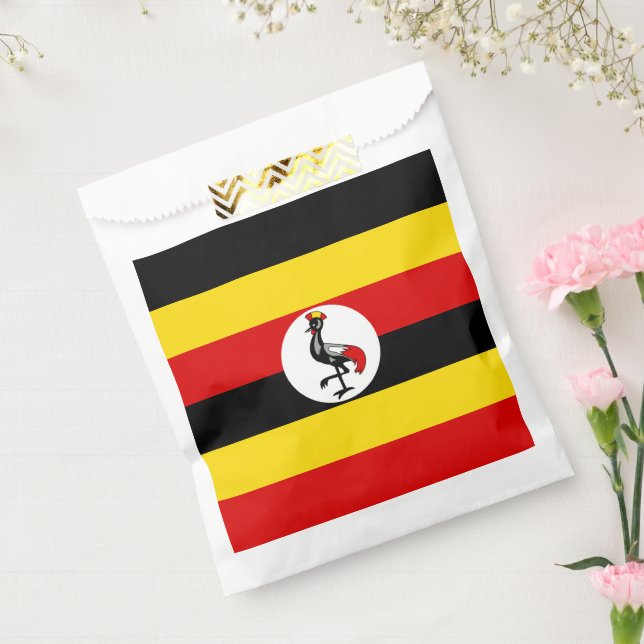 Sacolinha bandeira de Uganda (Selado)