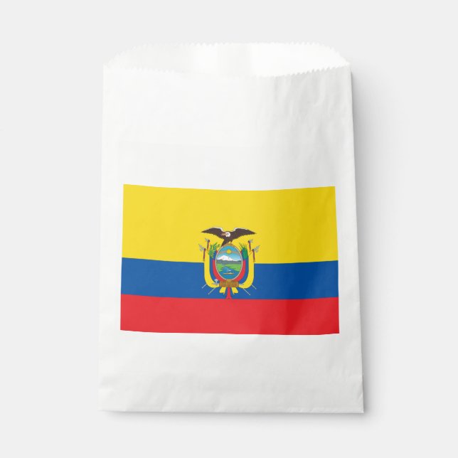Sacolinha Bandeira do Equador (Frente)