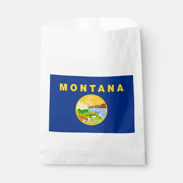 Sacolinha Bandeira do Estado de Montana (Frente)