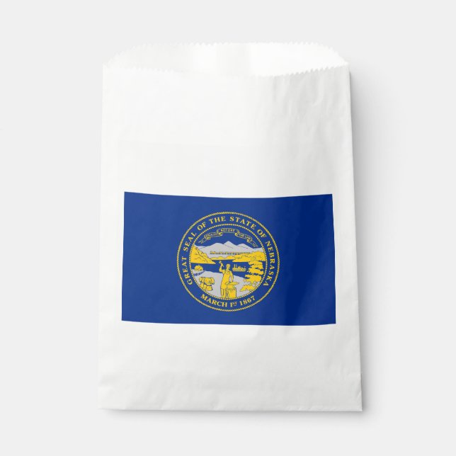 Sacolinha Bandeira do Estado de Nebraska (Frente)
