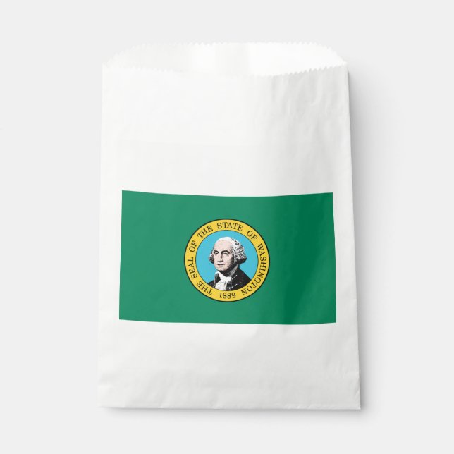 Sacolinha Bandeira do Estado de Washington (Frente)
