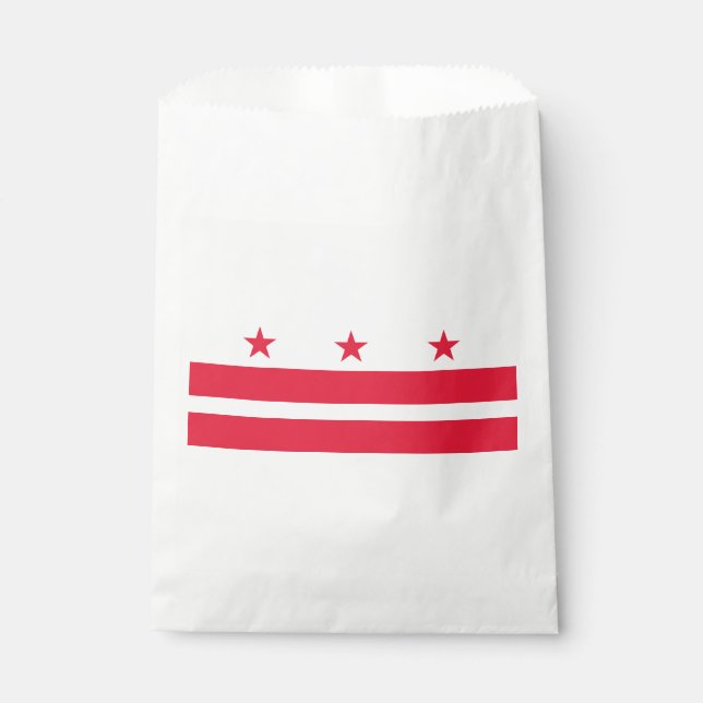 Sacolinha Bandeira do Estado de Washington DC (Frente)