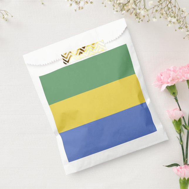Sacolinha Bandeira do Gabão (Selado)