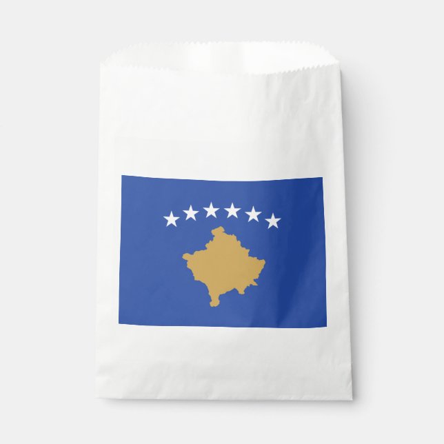 Sacolinha Bandeira do Kosovo (Frente)
