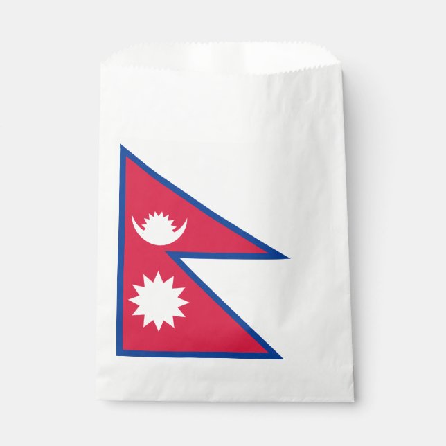 Sacolinha Bandeira do Nepal (Frente)