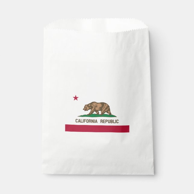 Sacolinha Bandeira Estadual da Califórnia (Frente)