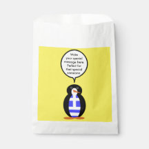Bandeira Grega Ms Penguin Personalizada Falante