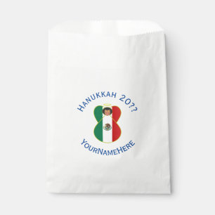 Sacolinha Bandeira Hanukkah Anjo Mexicano Personalizada
