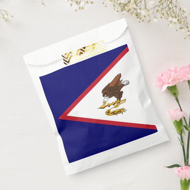 Sacolinha bandeira Samoa Americana (Selado)