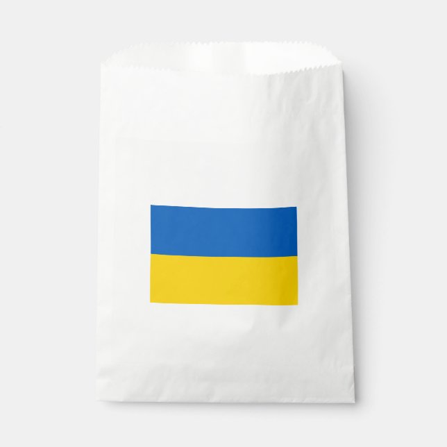 Sacolinha Bandeira Ucraniana (Ucrânia) (Frente)