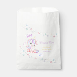 Sacolinha Banner das Estrelas do Unicórnio Bonito Fantasia O