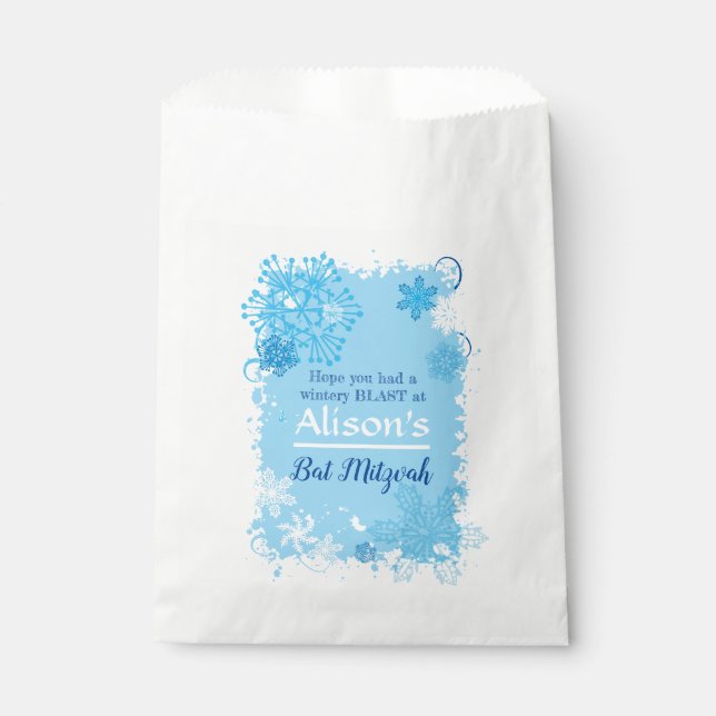 Sacolinha Bar Bat Mitzvah Escort Gift Bag (Frente)