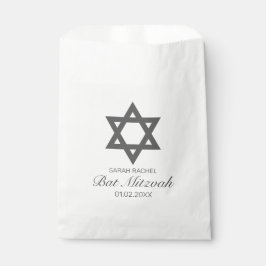 Sacolinha Bar branco minimalista moderno Bat Mitzvah
