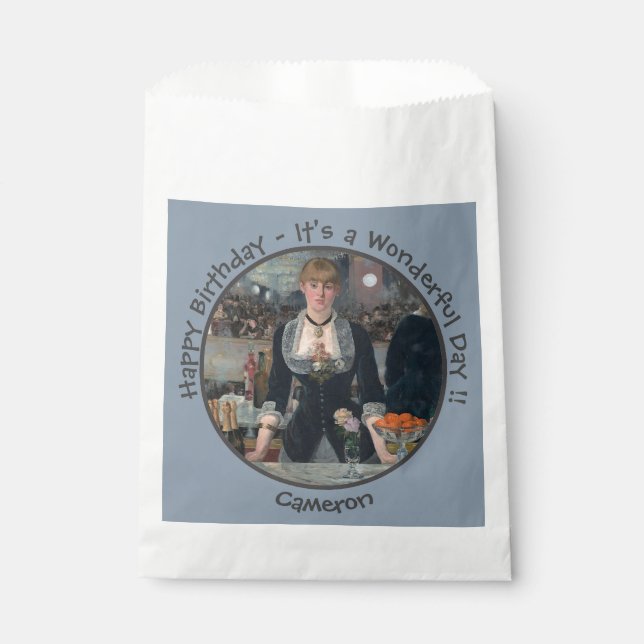 Sacolinha Bar de Manet na Coleção do Partido Folies-Bergère (Frente)