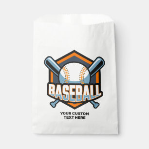 Sacolinha Basebol com Texto e Cor Personalizados