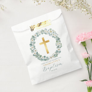 Sacolinha Batismo Elegante Favor Bag Cerimônia Religiosa