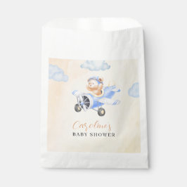 Sacolinha Bearly Wait Watercolor Flying Bear Baby Shower