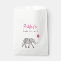 Bebê Elefante Chá de fraldas Favorece Sacks de Tra
