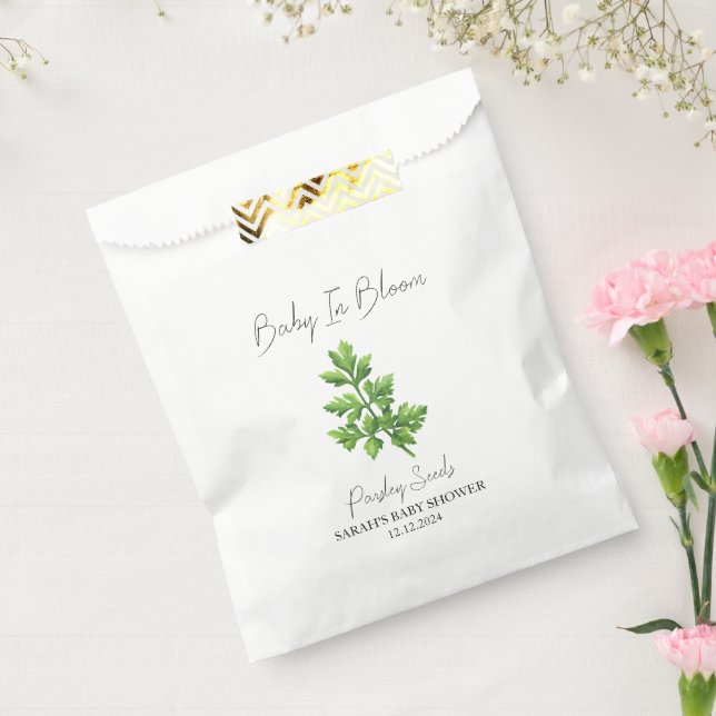 Sacolinha Bebê Em Blogue l Parsley Seeds Chá de fraldas (Selado)