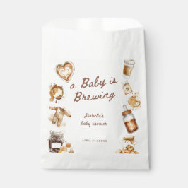 Sacolinha Bebê está fervendo - Chá de Bebê Café com Leite