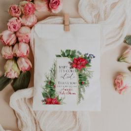 Sacolinha Bebê Está Frio Fora do Presente do Chá de fraldas