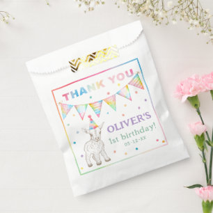 Sacolinha Bebê Fazenda Aniversário Obrigado Favor Bag
