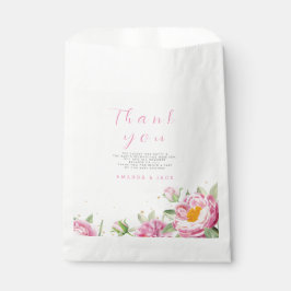 Sacolinha Bebê Floral Rosa com Chá de Sangue