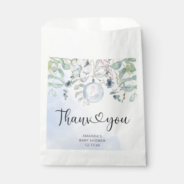 Sacolinha Bebê Natal está frio lá fora (Frente)