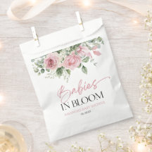 Bebês No Chá de fraldas De Gêmeas Florais Rosa Ros