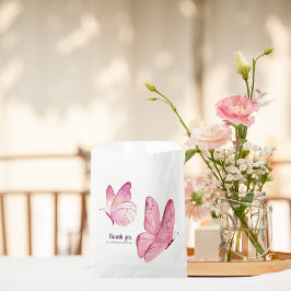 Sacolinha Beijos borboletas e Chá de fraldas de desejos | Co