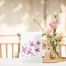 Sacolinha Beijos borboletas e desejos de bebês | Borboleta R