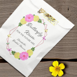 Sacolinha Beijos de Borboleta Para o Futuro Sra. Chá de Noiv