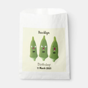 Sacolinha Bela caricatura de okra