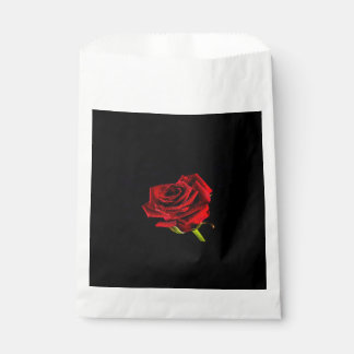 Sacolinha Bela rosa vermelha