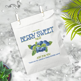 Sacolinha Berry Sweet Festa de aniversário Blueberry