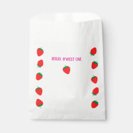 Sacolinha Berry Sweet One Party Favor Bag