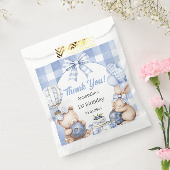 Sacolinha Berry Sweet Watercolor Festa de aniversário (Selado)