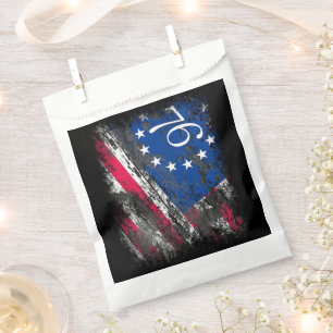 Sacolinha Betsy Ross Flag 1776 Patriótico 4 de julho
