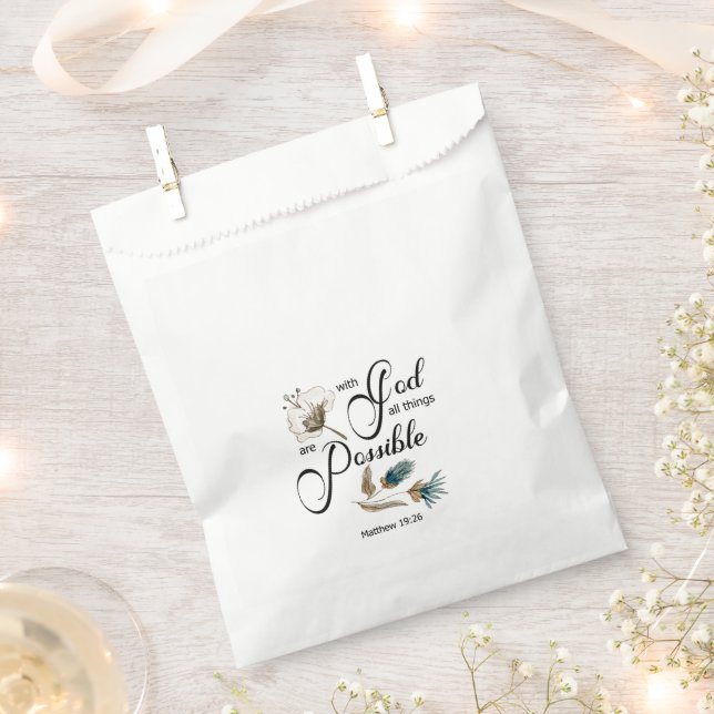 Sacolinha Bíblia Verso Favor Bag (Cortado)