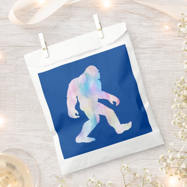 Sacolinha Bigfoot de Aquarela (Cortado)