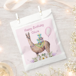 Sacolinha Birthday Llama