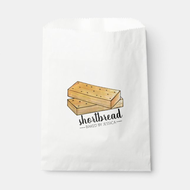Sacolinha Biscoitos de Chá de Shortbread Escoceses Padaria B (Frente)
