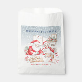 Sacolinha Biscoitos de Natal do Papai Noel e da Sra. Claus