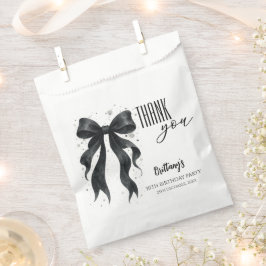 Sacolinha Black Bow Modern 30th Birthday