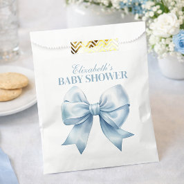 Sacolinha Blue Bow Baby Boy Elegant Baby Shower