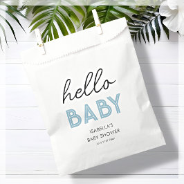 Sacolinha Blue Hello Baby | CHÁ DE FRALDAS
