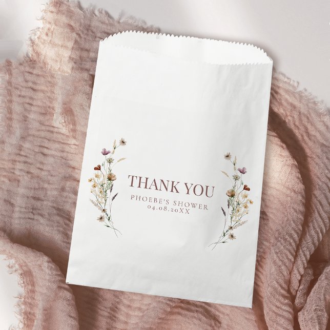 Sacolinha Bohemian Watercolor Chá de panela (Criador carregado)